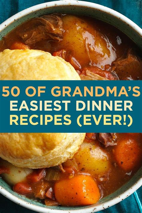 craving home cooking|grandma old fashioned dinner recipes.